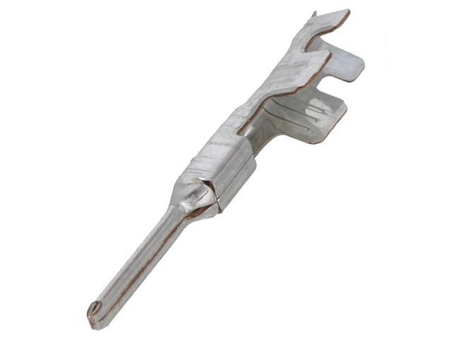 Contact; mannelijk; koperlegering; vertind; 14AWG; MX150; rol; 22A Contact; mannelijk; koperlegering; vertind; 14AWG; MX150; rol; 22A
